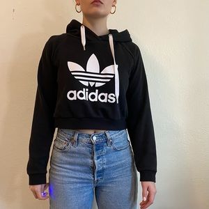 Adidas crop hoodie
